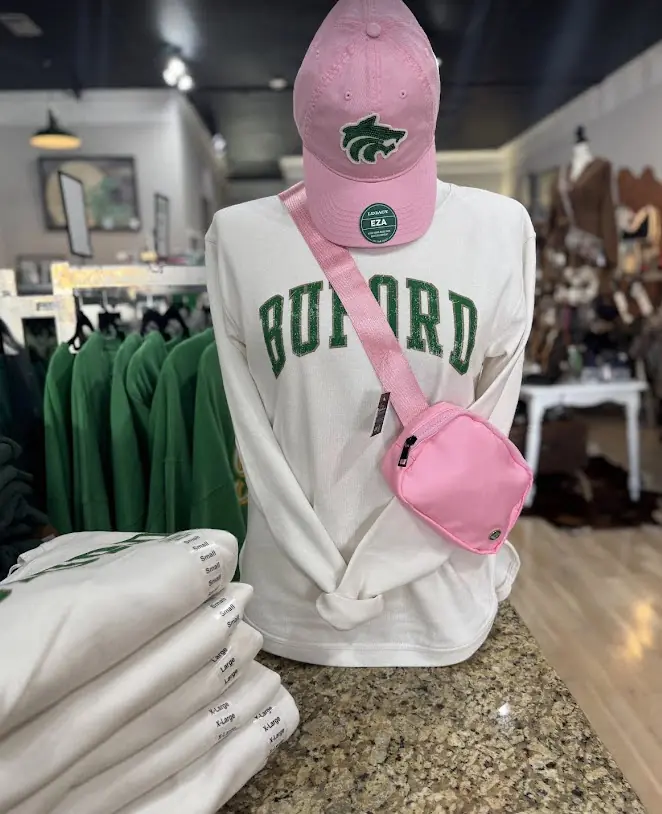 Buford White Sweatshirt